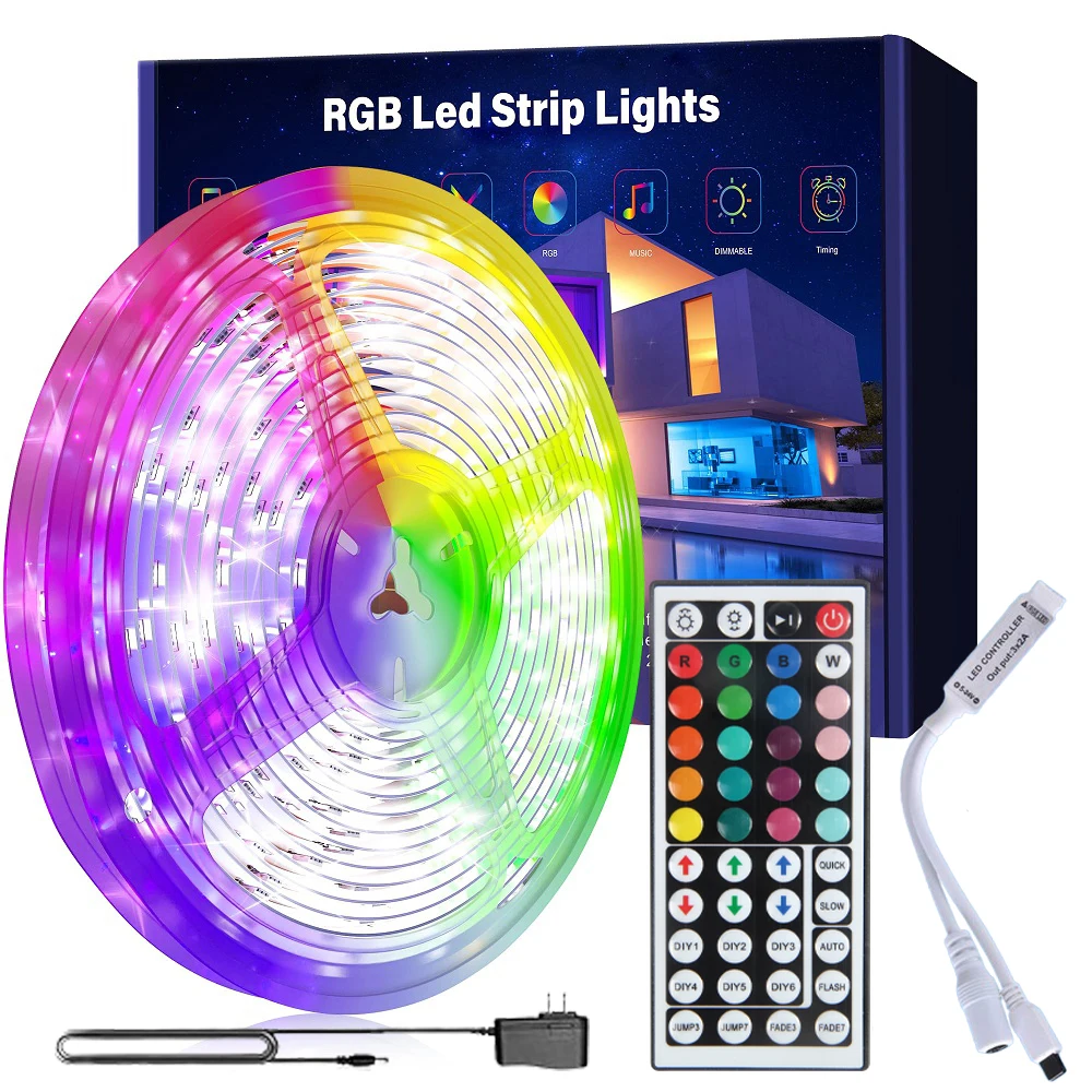 

Светодиодные ленты с Bluetooth, музыка 5050 светодиодный светодиодные ленты 30 м, 20 м, 15 м, 10 м, 5 м, RGB Светодиодная лента для украшения комнаты, неоновые огни, подсветка