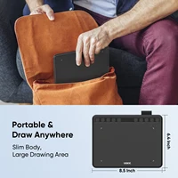 6.3 pouces dessin tablette graphique tablette stylo tablette numérique Art Pad 8192 niveau pour OSU Android Windows Mac PC 2