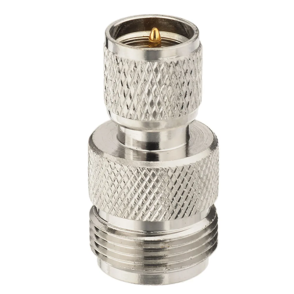 Superbat Mini-UHF Male to N-Type Female Straight RF Coaxial Adapter Connector for Electronic Components Market