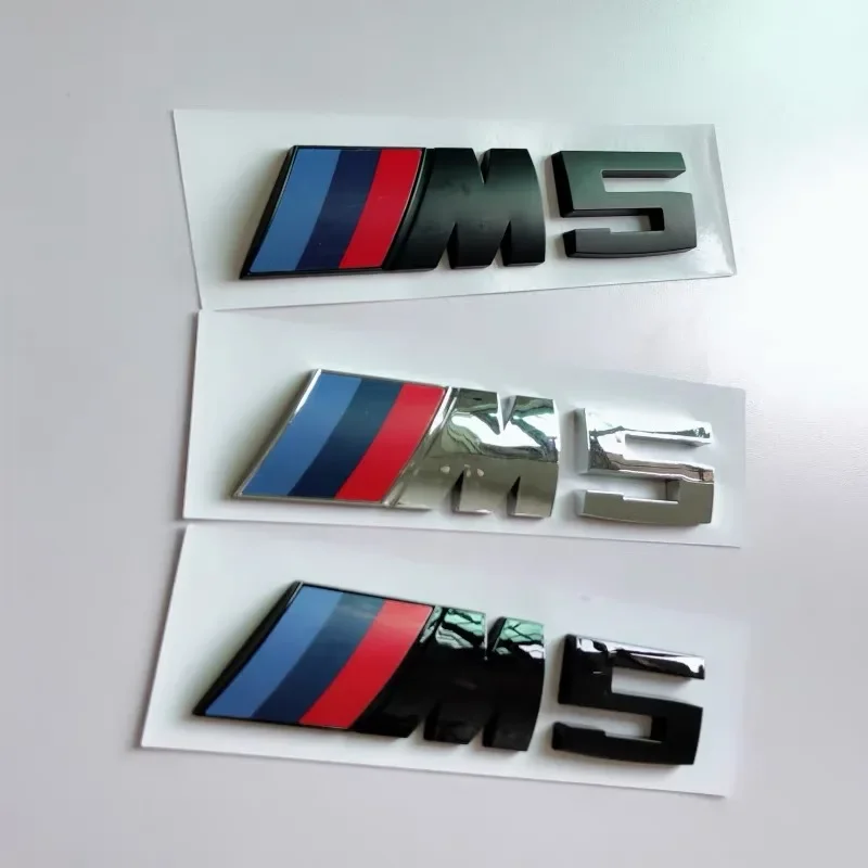 BMW M5 Stickers Trunk Badge For BMW M5 E34 E36 E61 E39 E60 E90 E92 E93 F10 F20 F30 G20 G30 Auto Decoration Accessories
