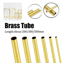 Premium Brass Pipe - Thin - Walled Straight Tubing for Model Making (2mm - 25mm OD, Various Lengths)