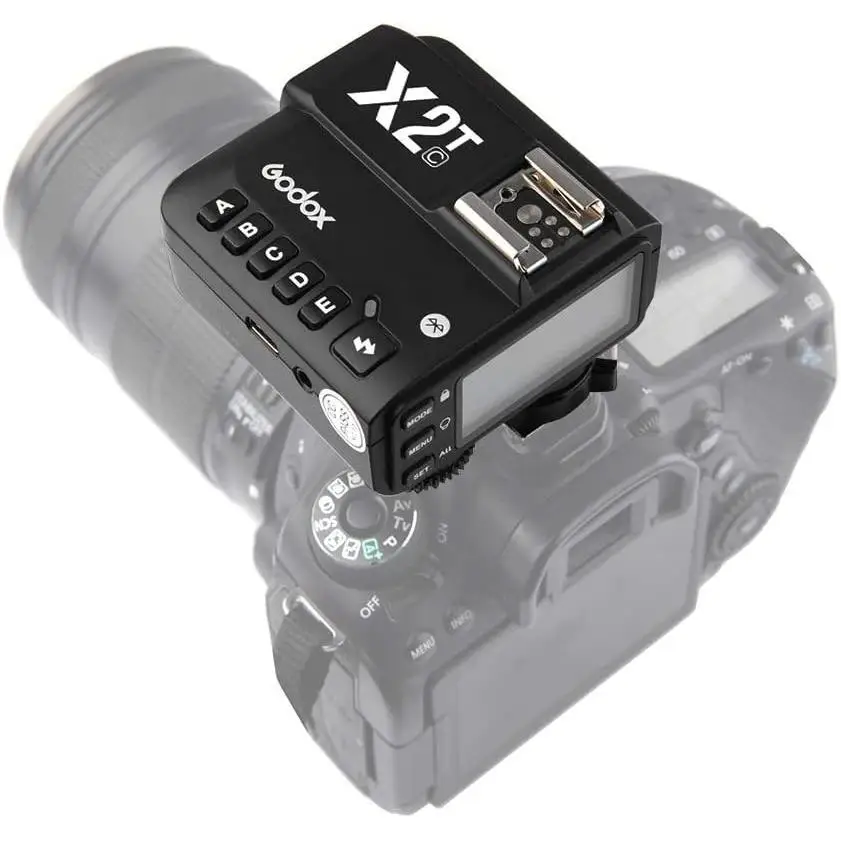 Godox X2TTTL Wireless Flash Trigger for Canon sony nikon Fujifilm, Bluetooth Connection Supports iOS/Android App Contoller.