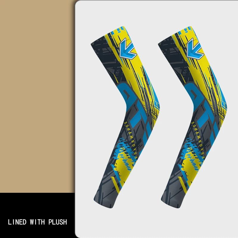 Sun Protection Arm Sleeves Anti-Sunburn Summer Men Cool Muff Breathable Driving Arm Cover Cycling Warmers Sports