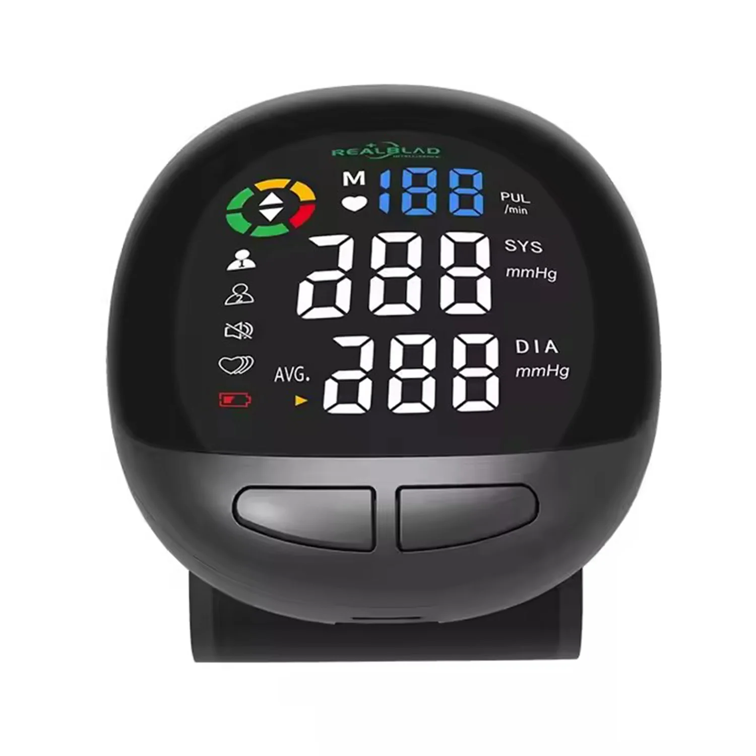 Automatic Digital Wrist Blood Pressure Monitor Sphygmomanometer Tonometer for Measure Tensiometro Rechargeable Medical Equipment 2