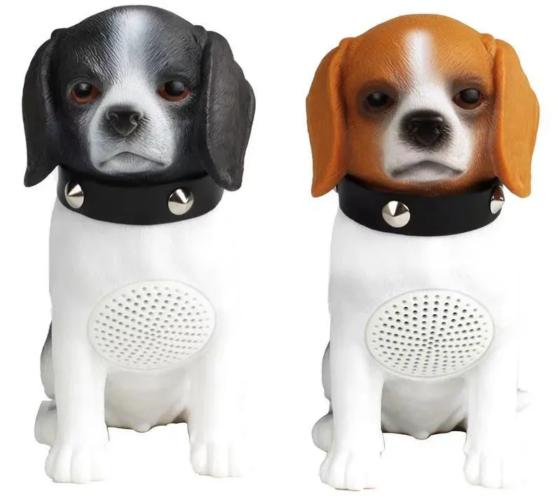 Hot Selling BT 5.0 Cute Dog Wireless Bluetooth Speakers Smart Portable USB TF FM Subwoofer Beagle Animal Wireless Loudspeaker