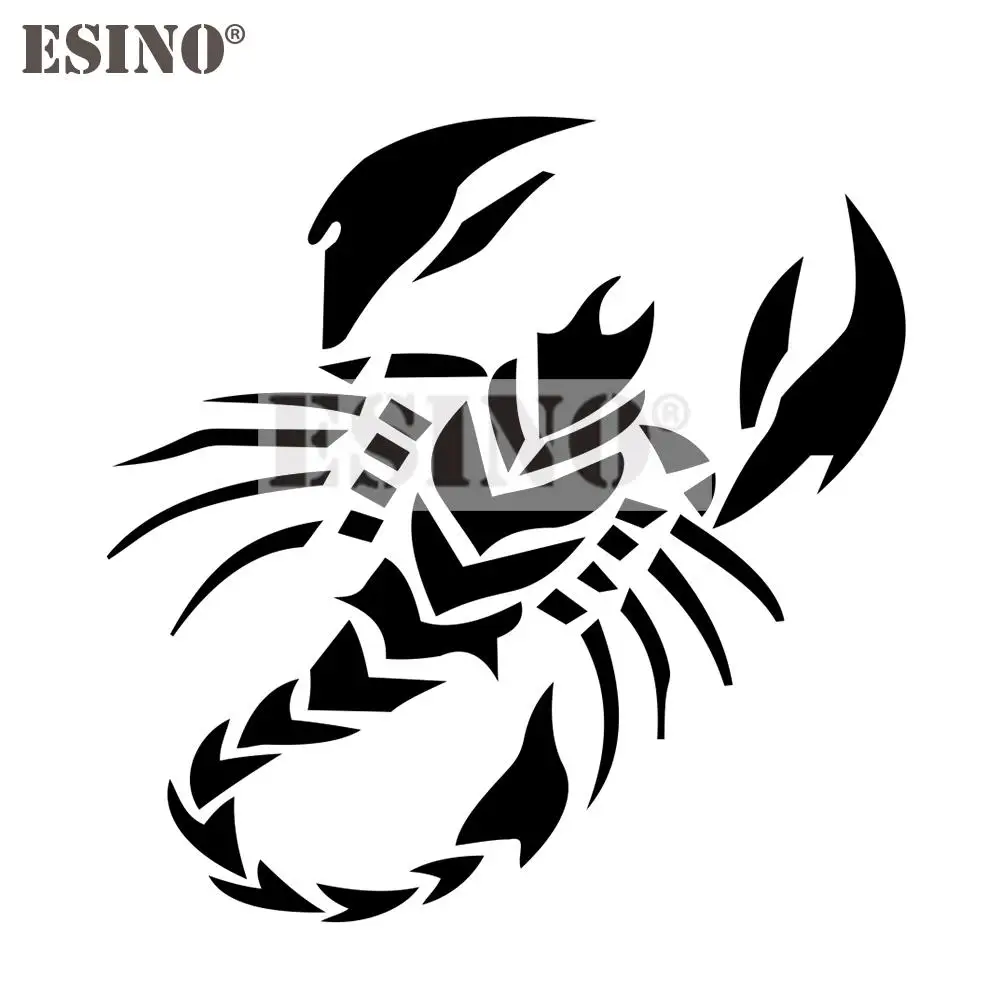

Car Styling Creative Scorpion PVC Carving Waterproof Decorative Sticker Car Bumper Glass Body Creative Pattern Vinyl Decal