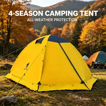 GeerTop kampeertent voor 2-3 personen, waterdichte koepeltent met winddicht frame, lichtgewicht backpacktent voor wandelen, bergbeklimmen en reizen in de buitenlucht 1