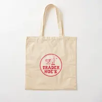 Trader Hoe Is Cotton  Canvas Bag Handbag Shopper Fabric Fashion Printed Designer Foldable Reusable Ladies Unisex Shoulder Bag 1