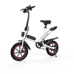 Mini folding electric bicycle 14 inch light electric scooter 350w 6.0/10Ah electric bicycle