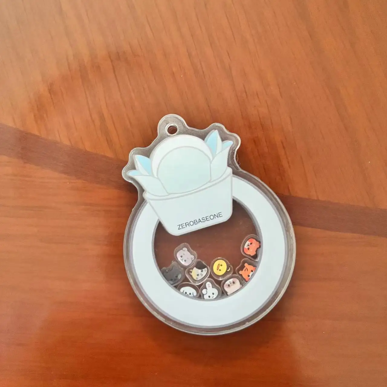 KEYRING HAN TAPUNG (BK_F) キーリング トレカ ZB1 LINE FRIENDS ZERONI OFFICIAL HANINI PHOTOCARD HOLDER