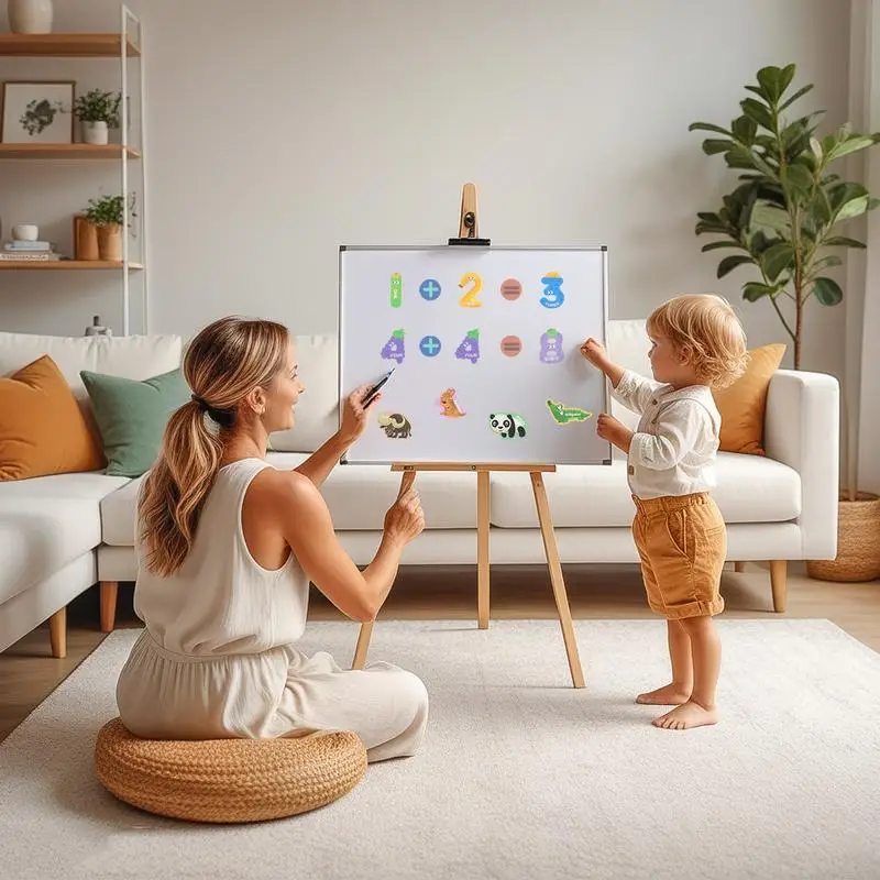 Kids Paper Magnetic Paste Lowercase Letters Animal Puzzle Puzzle Fun Training Color Abnormity Sticker Game For Gifts