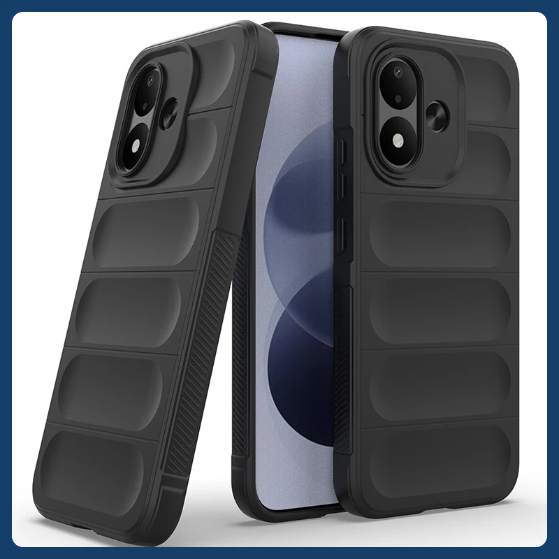 Shockproof TPU Shield Silicone Anti-Fall Non-Slip Protective Phone Case