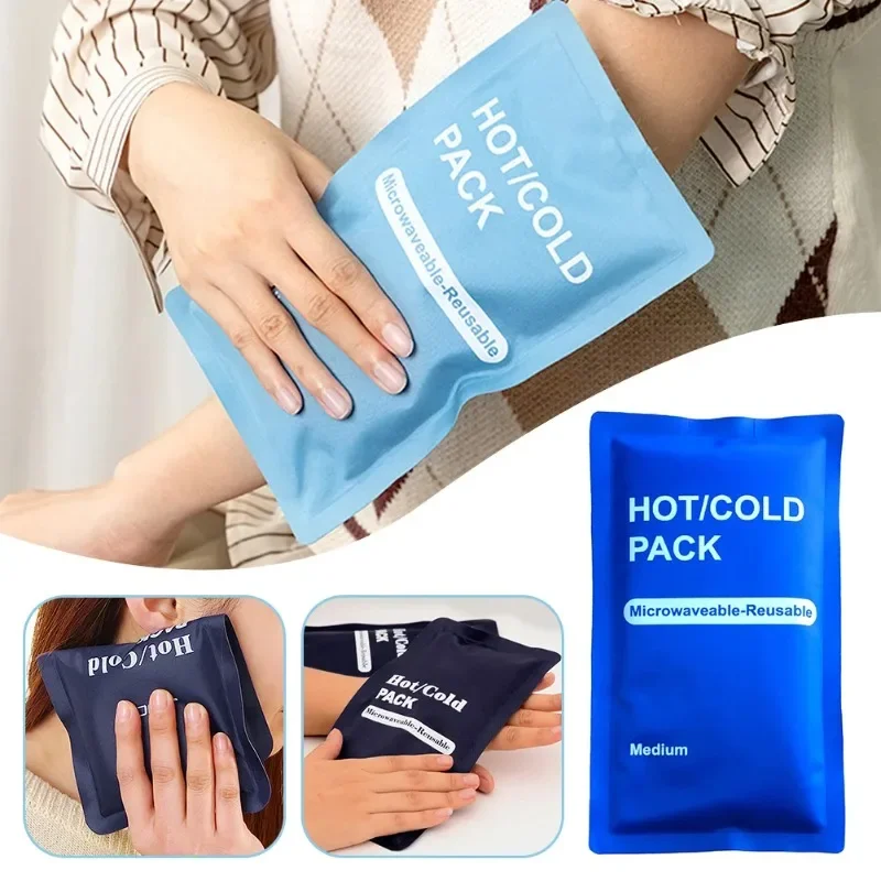 Ice Pack Reusable Gel Freezable Hot Cold Pack Ice Bag Professional Ice Bag Portable Outdoor Travel Cooler for Leg Knee Headache