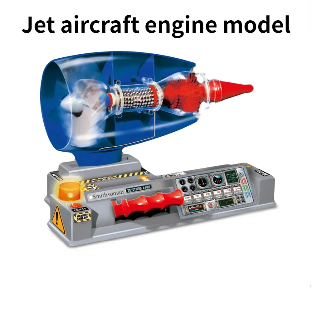 

Jet Aircraft Engine Model Airplane Engine Model Science Education Puzzle Assembly Toy DIY Movable Model Toy Gift