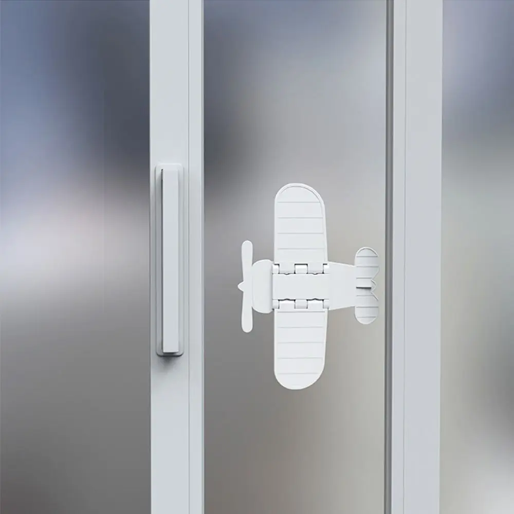 

Anti-opening Wing Kids Security Protection Plastic Sliding Door Stopper Cabinet Door Lock Baby Safety Lock Window Limit Lock