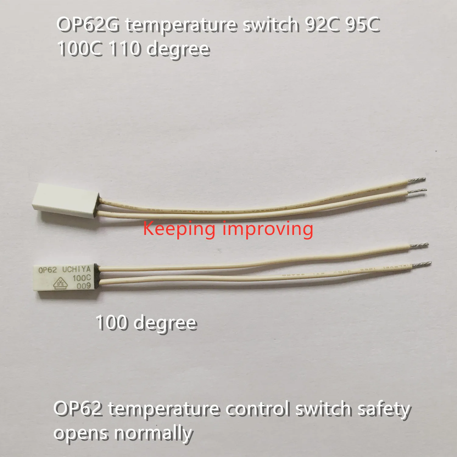 Original New 100 Op62g Temperature Switch 92c 95c 100c 110 Degree