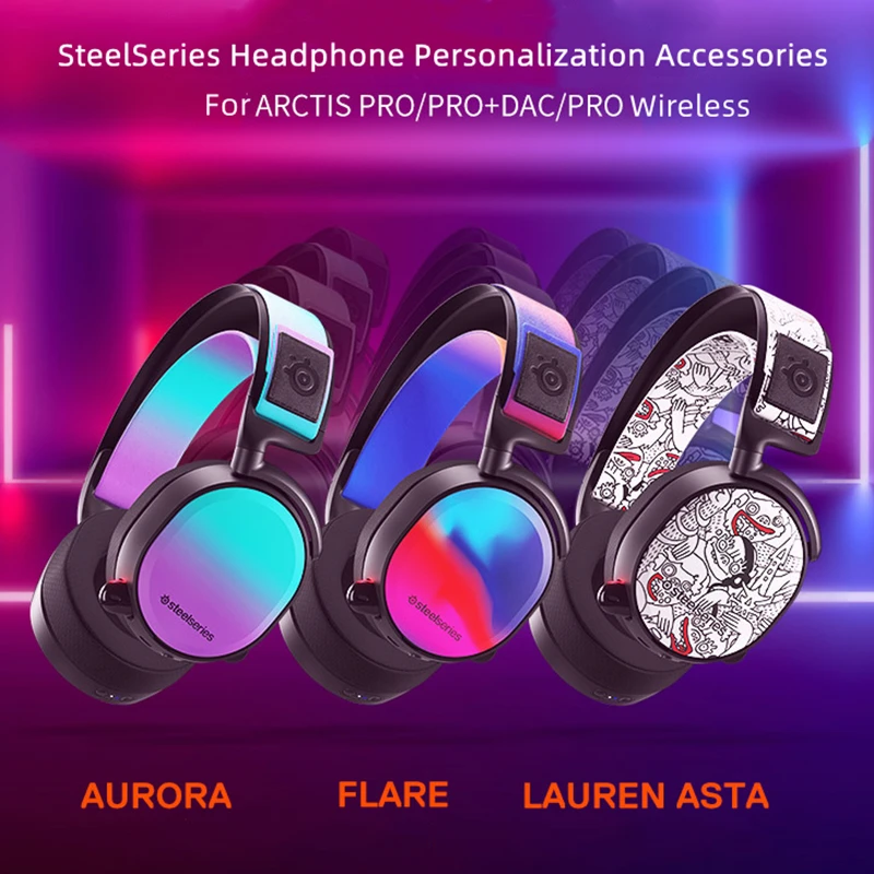 Original Steelseries Arctis Pro Wireless / Arctis Pro Headphone Headband  Side Cover Combination Set Accessories - Mouse Pads - AliExpress
