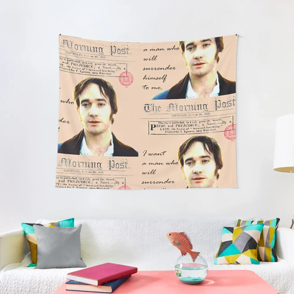 

Mr. Darcy Pride & Prejudice Tapestry Tapete For The Wall Bedrooms Decor Home Supplies Tapestry
