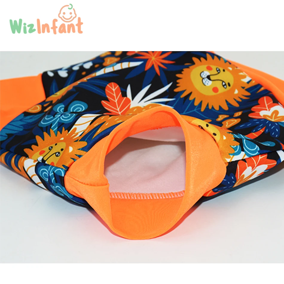 Cloth Diapers,Waterproof Diapers,Swim Diaper WizInfant Ecological Children Leakproof Swimming Diapers Newborn Baby High Waist Trunks Cartoon Printed Cloth Diaper For Child