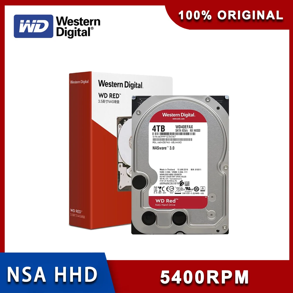 strå mørke Alternativt forslag Western Digital Wd Red Nas Hard Disk Drive 2tb 4tb 6tb 8tb Sataiii 6 Gb/s  3.5-inch 64 Mb Cache 5400rpm Hdd For Desktop Nas - Hard Disk Drive -  AliExpress
