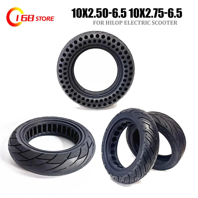 

10x2.50-6.5 10X2.70-6.5 10X2.50 solid tire vacuum suitable for 10 inch honeycomb s on Hilop electric scooters