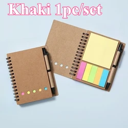 Portable Kraft Paper Sticky Notes - Compact and Convenient (Khaki)
