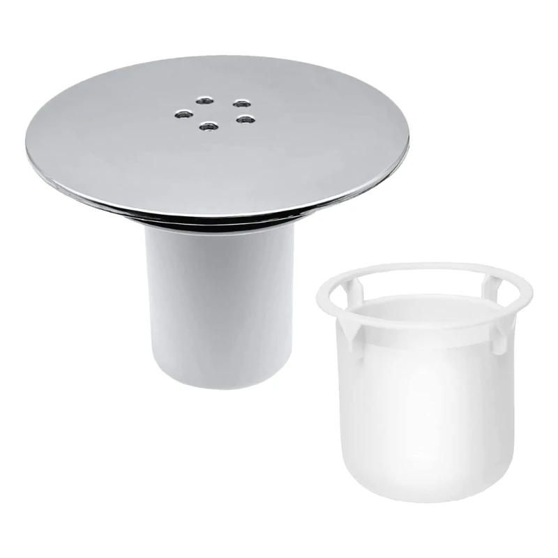 Bathroom Sink Drain Filter Easy Switches Between Plug and Filter Modes Shower Drain Cover Replacement Shower Waste Trap