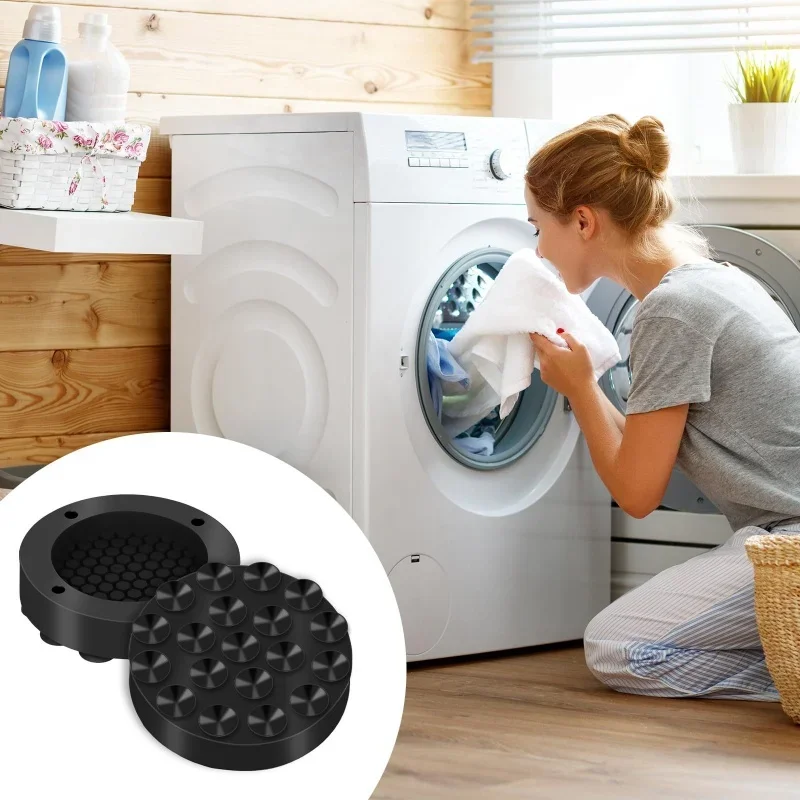 Anti Vibration Feet Pads for Washing Machine Leg Silent Non-slip Heighten Universal Furniture Noise-reducing Mat 4Pcs