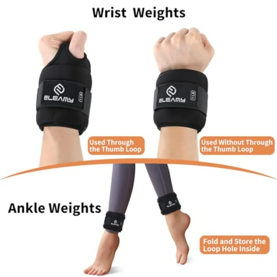 Dumbbell Feet Attachment and Wrist Weights，Weight Exercises for Wrists and Ankle