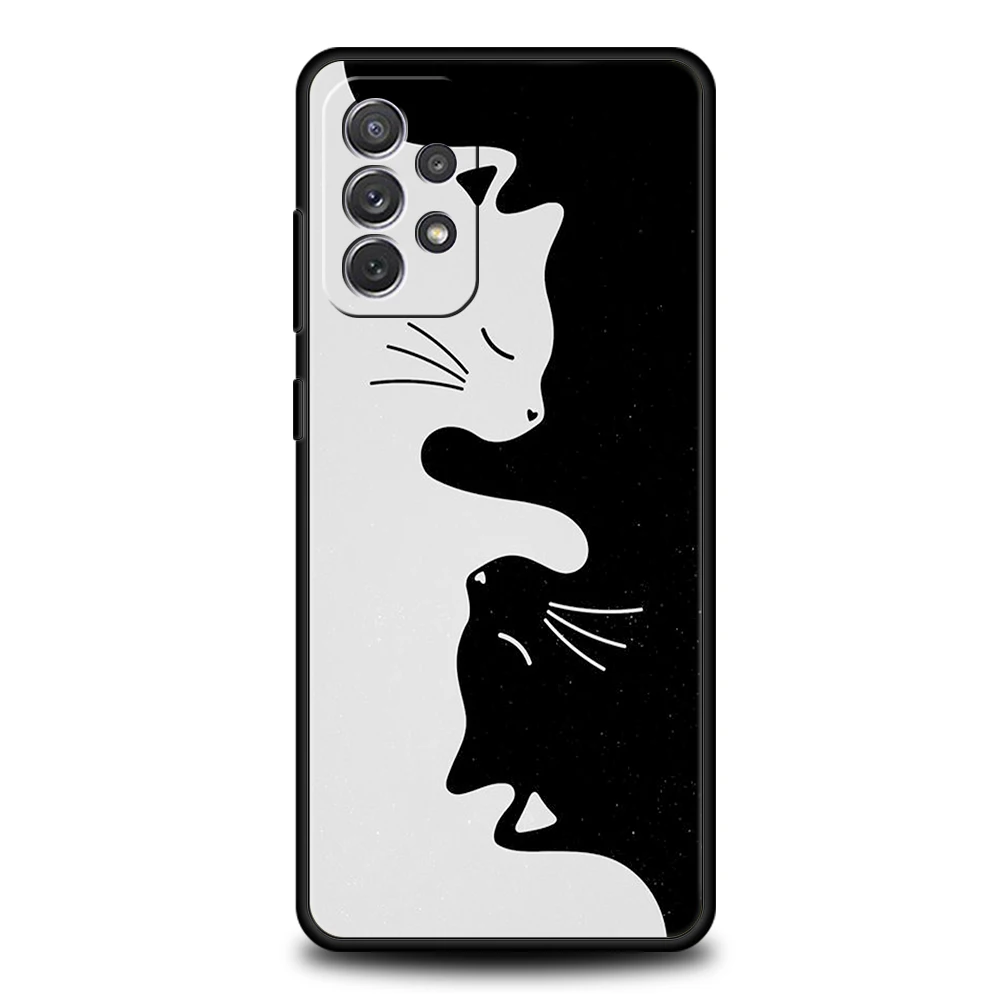 Cartoon Cat Soft Shell Phone Case - Cute and Protective Cover