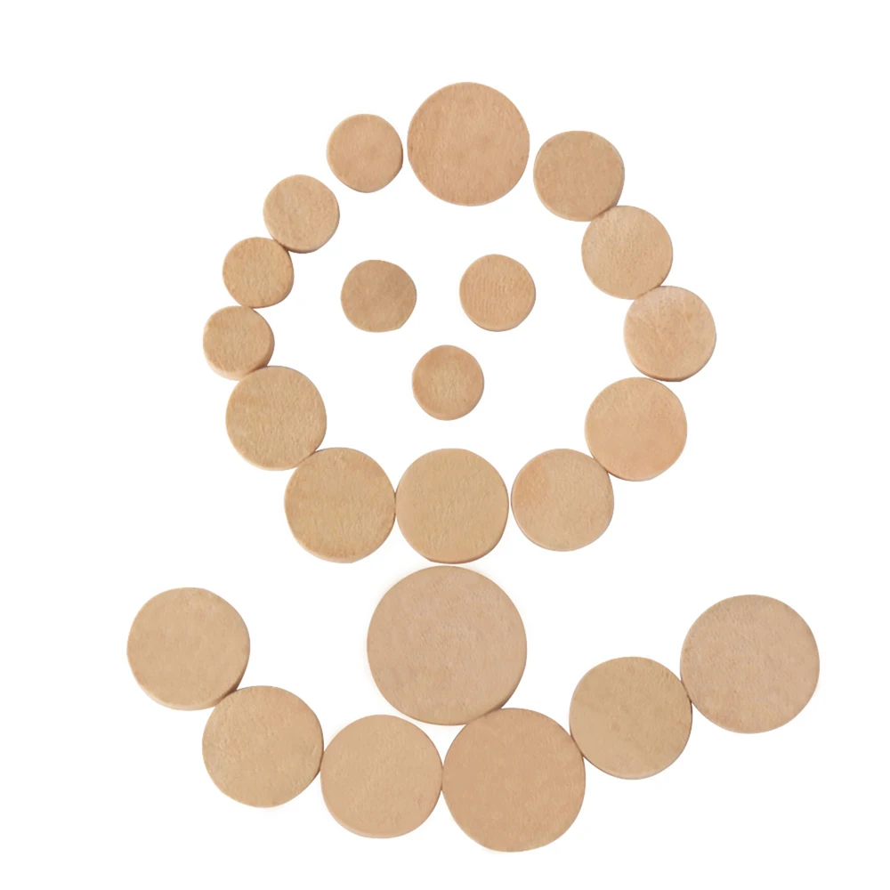 M MBAT 23Pcs/Set Oboe Cork Mat Pads Sound Hole Gasket Professional Repair Parts Woodwind Instrument Parts & Accessories