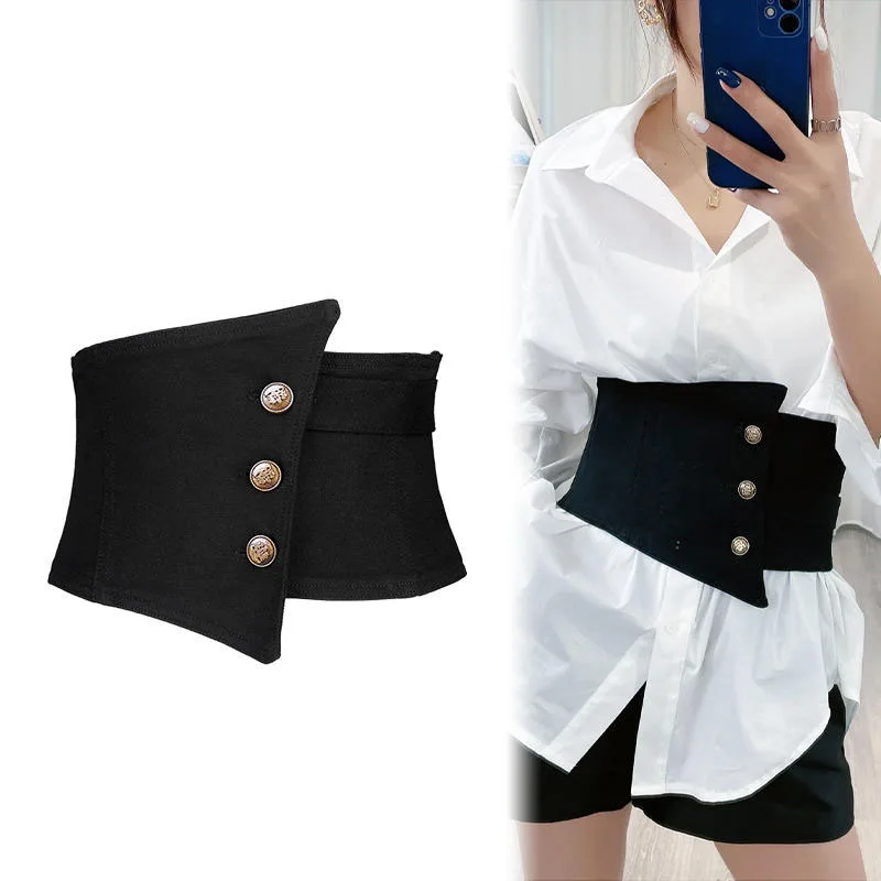Women's Wide Waist Belt for Dress Blouse Elastic Stretch Waspie