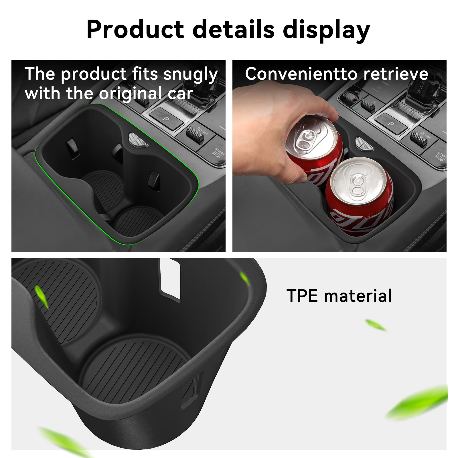 BYD Sealion 07 EV 2024-2025 차량용 물컵 홀더 중앙 제어 음료 홀더 수납 트레이 액세서리 우측 핸들용