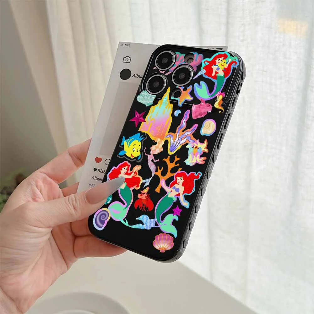 Pretty Little Mermaid Bubble Heart Soft Phone Case