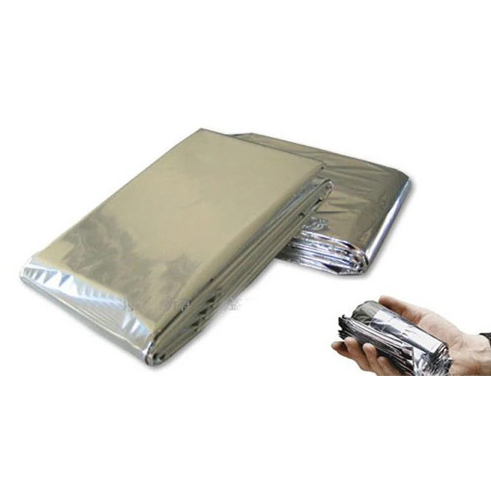Outdoor Molle Emergency Rescue Blanket Lifesave First Aid Kit Military Bushcraft Survival Blankets Insulation Thermal Foil Cover 6