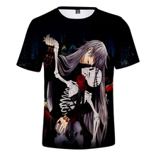 Camiseta con estampado 3D de Black Butler para hombres y mujeres, ropa de calle de Anime Harajuku, moda de cuello redondo, manga corta, camisetas de gran tamaño, Tops Unisex