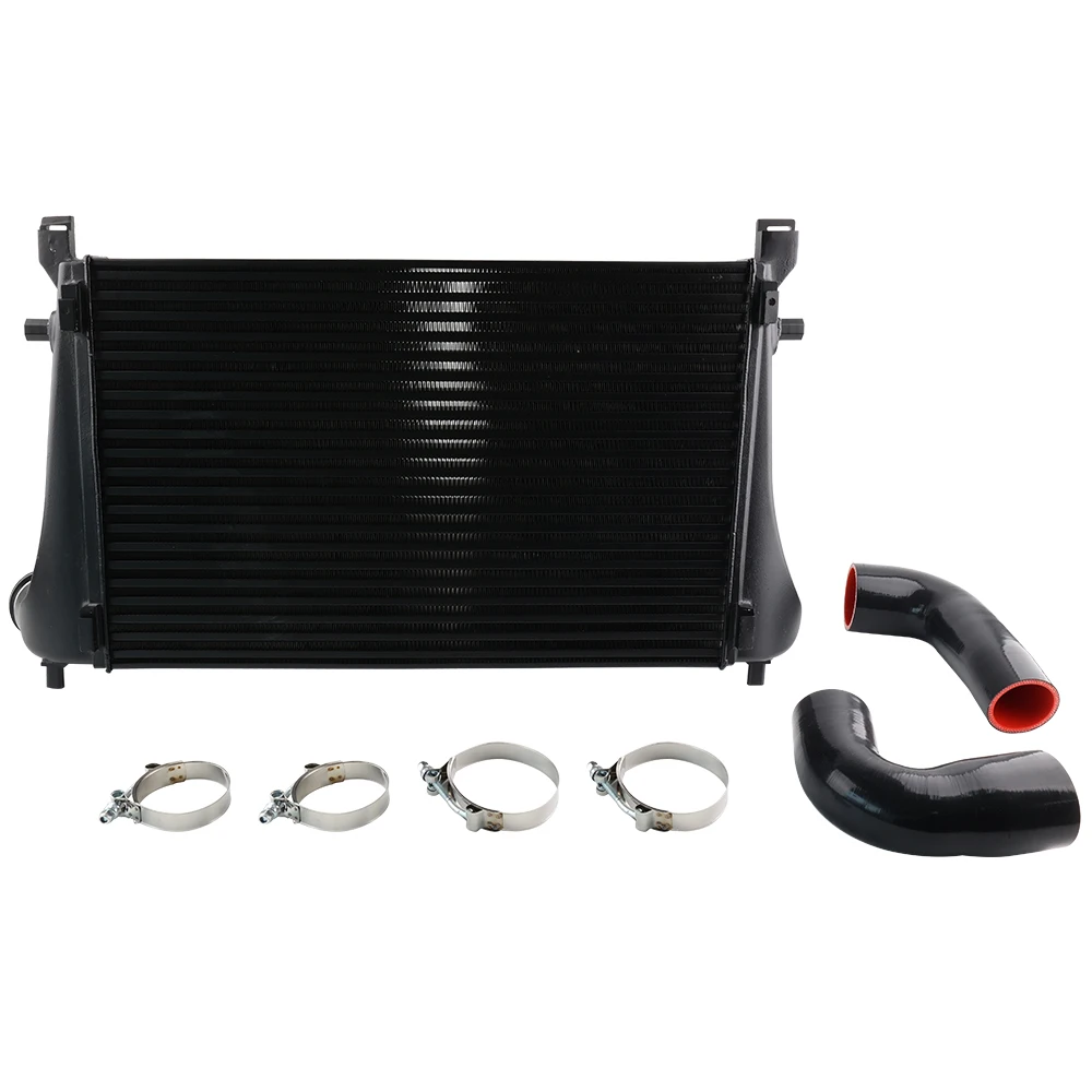 Cooling System Tube & Fin Black Intercooler Kit For Audi A3/S3 / VW Golf GTI R MK7 EA888 1.8T 2.0T TSI 03CSJ029ABK
