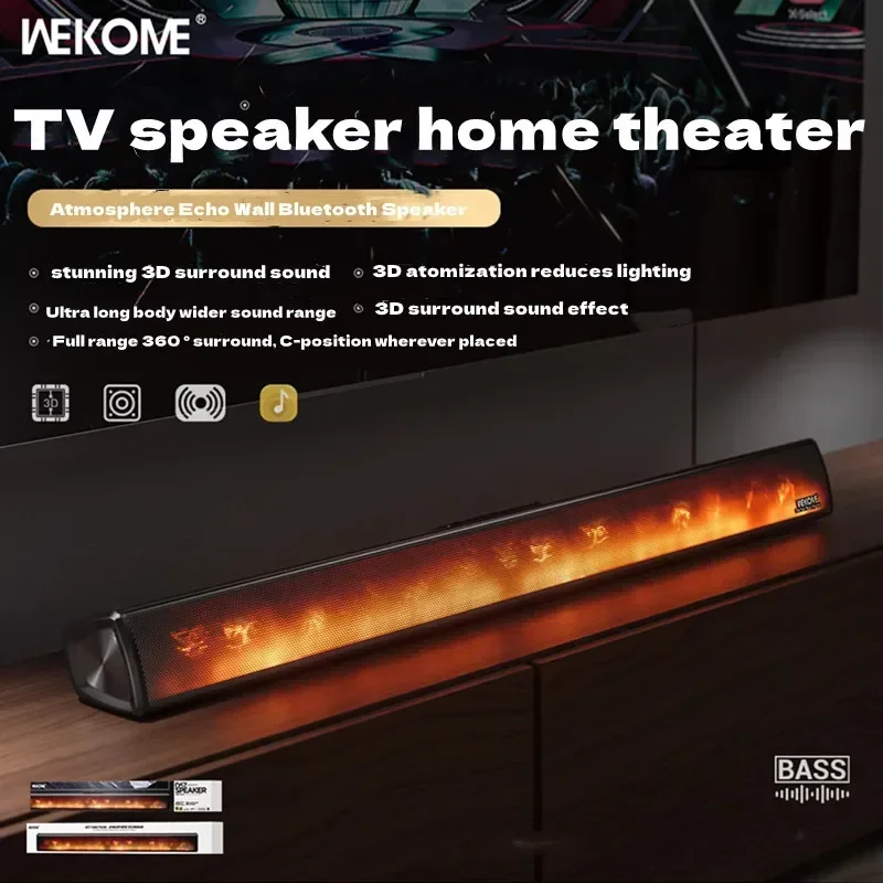 

High Power Wireless Bluetooth Speak Atmosphere Light Speaker Echo Wall Sound Home Theater Living Room Suitable TV Projector Car