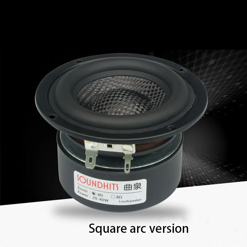 US $20.22 25~40W 3 Inch Speaker 4ohm~8ohm Woofer Subwoofer Speaker Bass Hifi Speaker Unit Glass Fiber Woven Basin Low Frequency Powerful