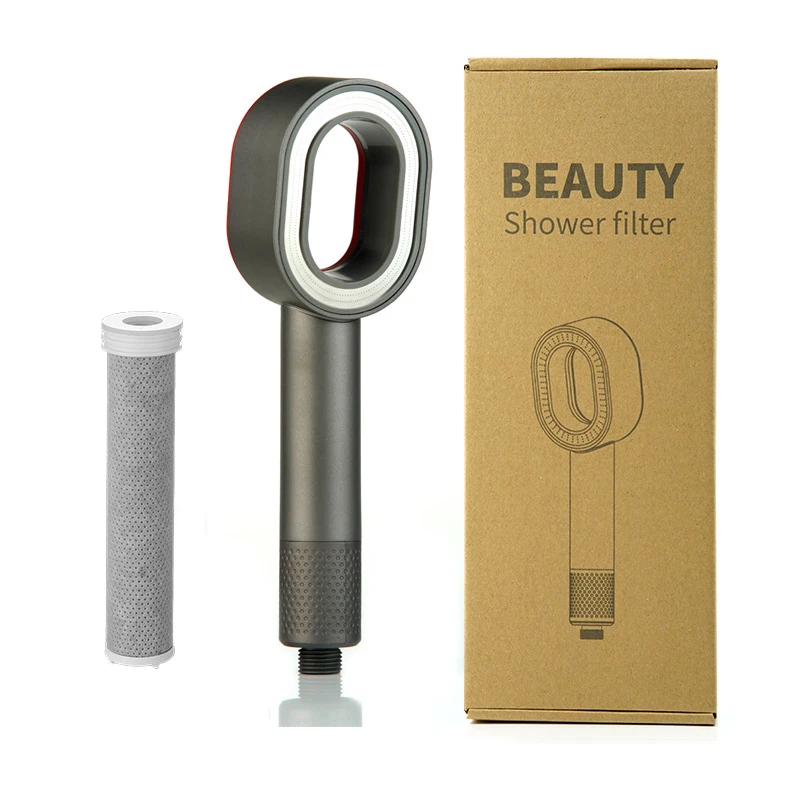 Filter Showerhead High Pressure Shower Head Water Saving Filtration Purification International Students Bathroom Accessories