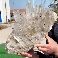 Natural Rare White Quartz Crystal Cluster Mineral Specimen Healing 1