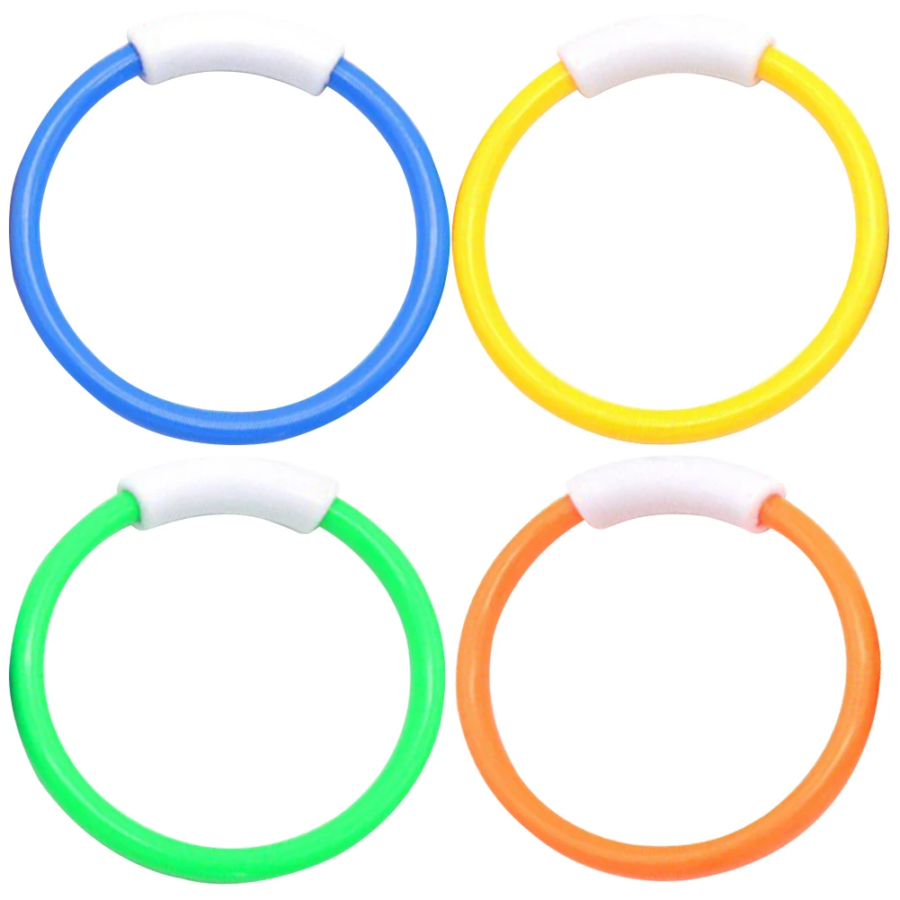 4Pcs Summer Pool Diving Toys Multicolor Pool Games Sinking Toy Creative Underwater Diving Toys Swimming Accessories