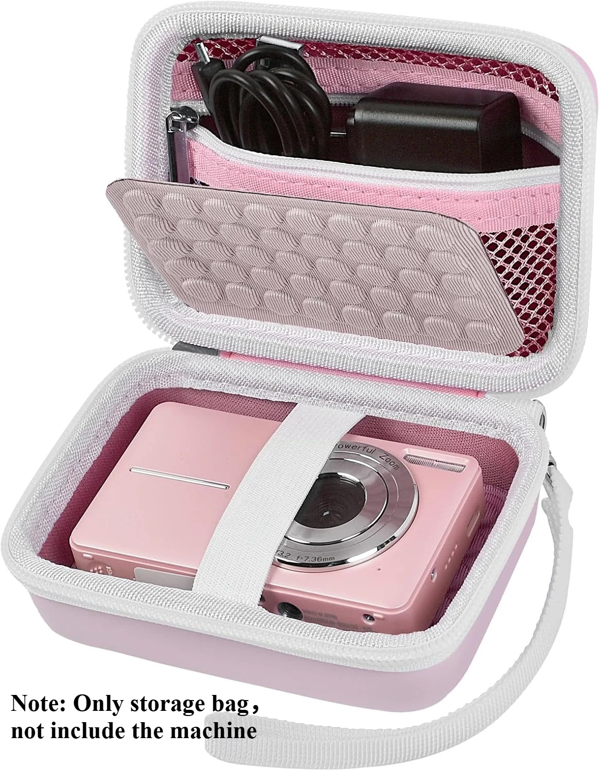 (רק במקרה) תיק אחסון מצלמה דיגיטלית תואם ל-CAMKORY/ל-Lecnippy/ל-Lecran/ל-Kodak PIXPRO/ל-Qumcou