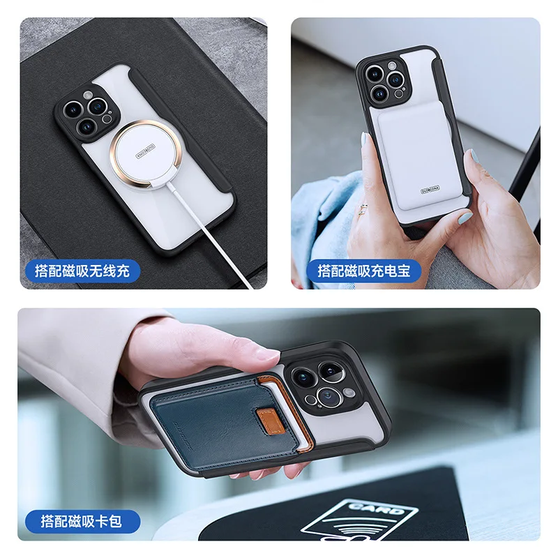 Dux Ducis Pu Leather Phone Cases Card Coque Thin Flip Cover Wallet Phone Case For Apple Iphone 16 15 14 Pro Max Plus