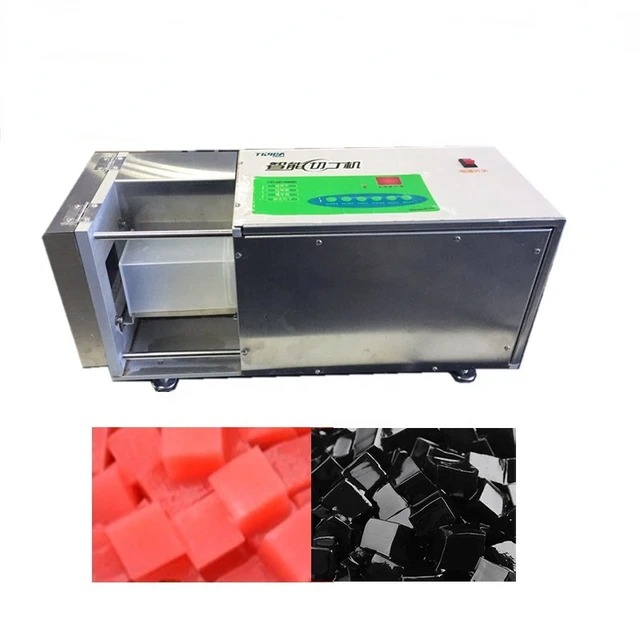 젤리와 푸딩를 위한 완벽한 솔루션: 다목적 두부 푸딩 콩 젤리 스트립 다이 서 커터 커팅 머신