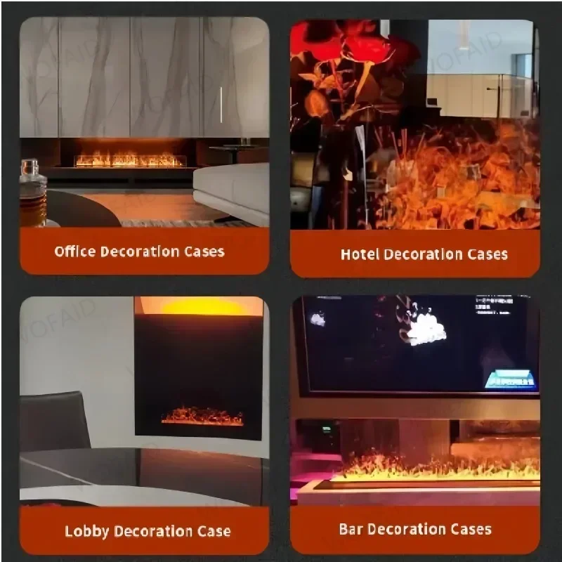 Smart Home 3D Atomized Electric Colorful Flame Fireplace TV Stand With Intelligent APP Control Indoor Room Decoration Fireplace electric fireplace