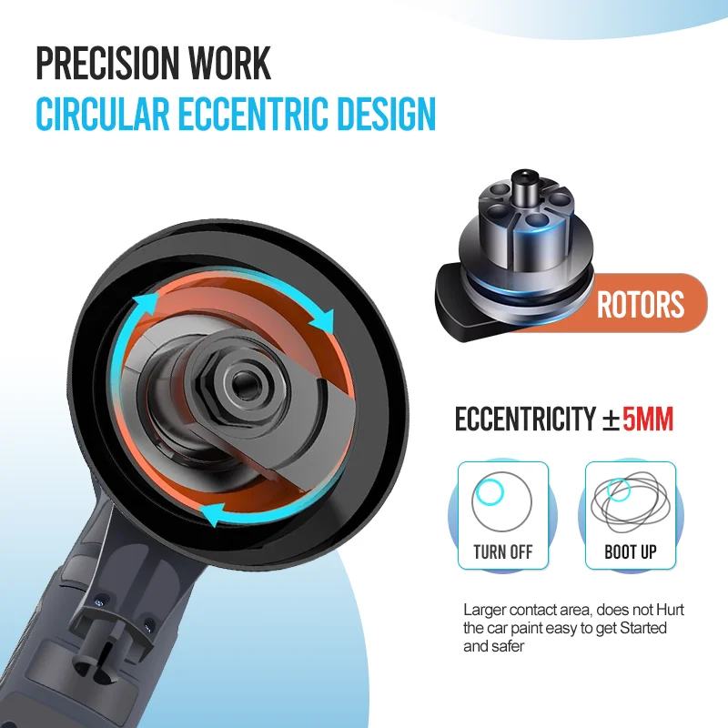 350W 220V 5.0mm Woodworking Corner Sanding Machine Track Motor Electric Multifunctional Car Polishing Machine Vacuum Head Putty