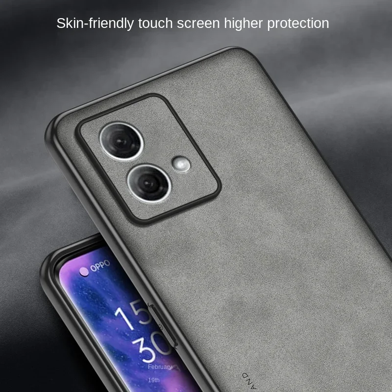 Premium Soft PU Leather Protective Back Cover Case – Slim Full Coverage Phone Shell