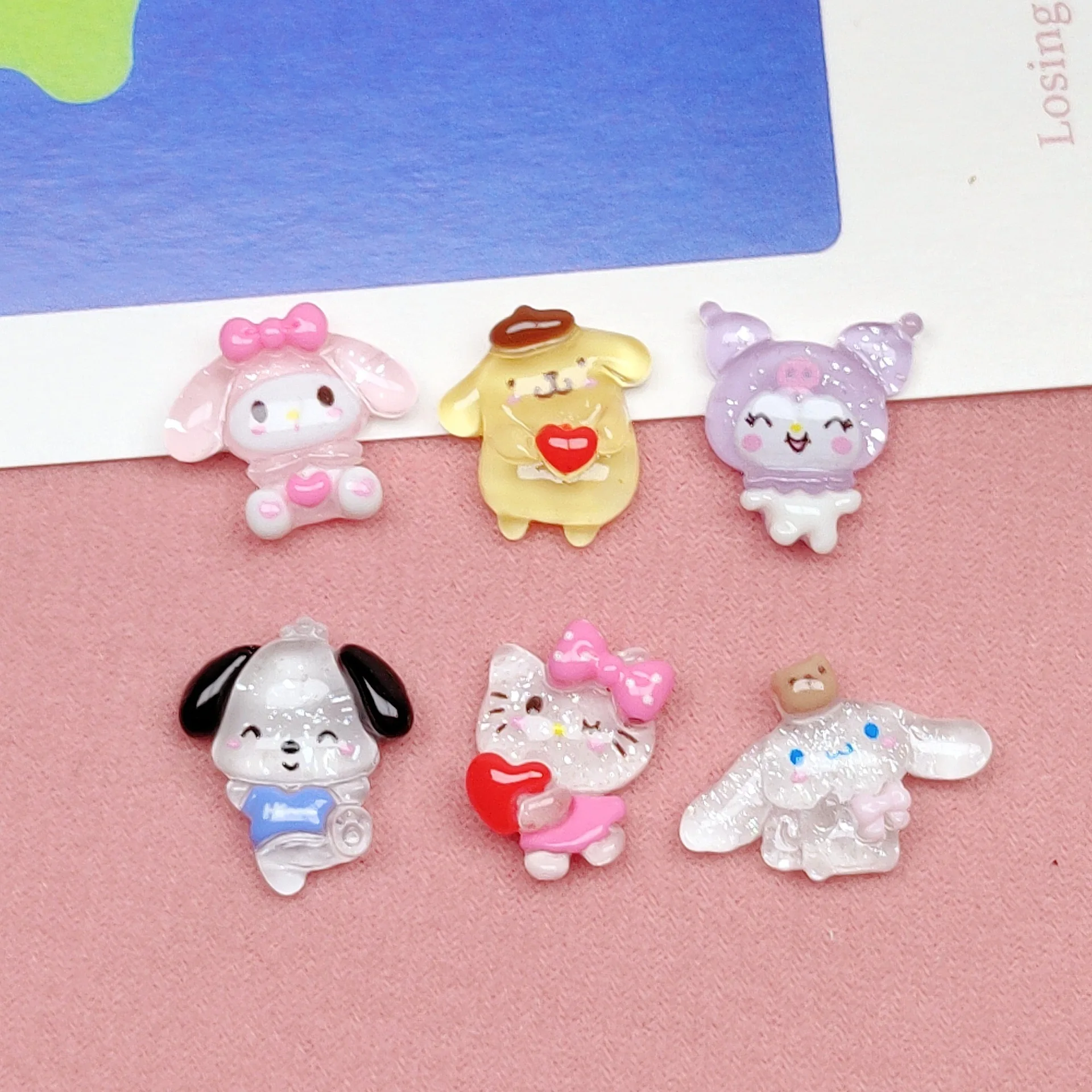 70Pcs/Box Sanrio Nail Charms Kawaii Hello Kitty Kuromi Cinnamoroll Cartoon  Nail Jewelry Charms Rhinestone Gems Kit DIY Crafts - AliExpress