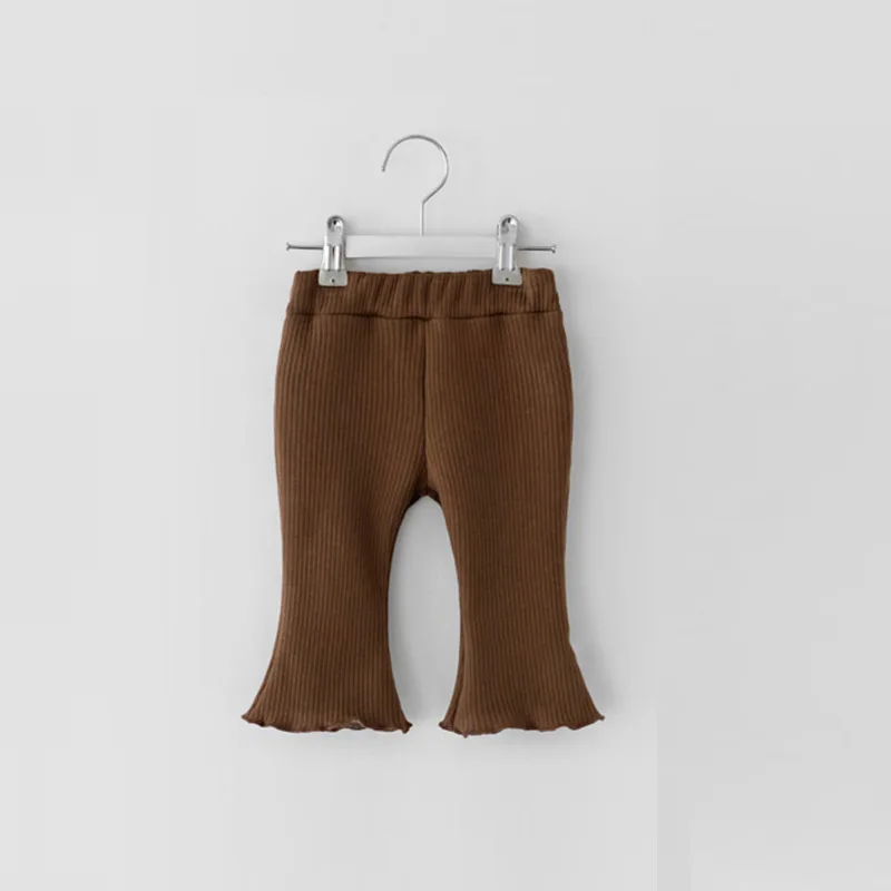 autumn  Newborn Infant Baby Girls trousers Girl Plaid bell-bottoms  Fashion Baby clothing 4